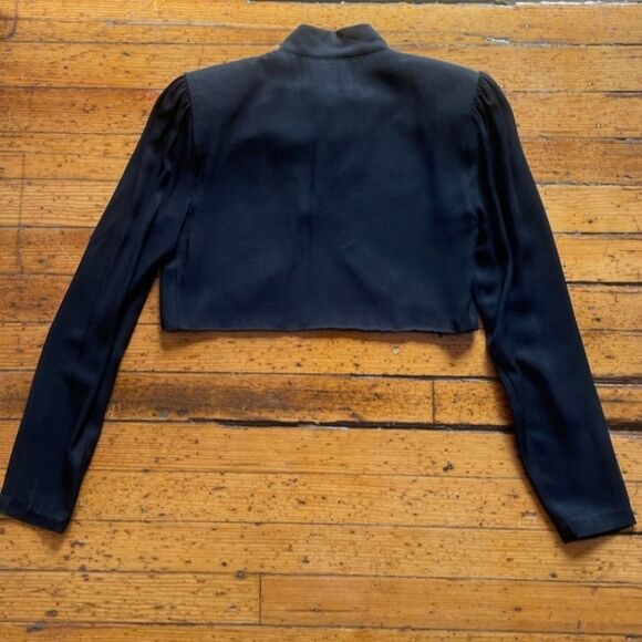 Exclusively Gantos Vintage Black Bolero Jacket Size 4 - Picture 5 of 5